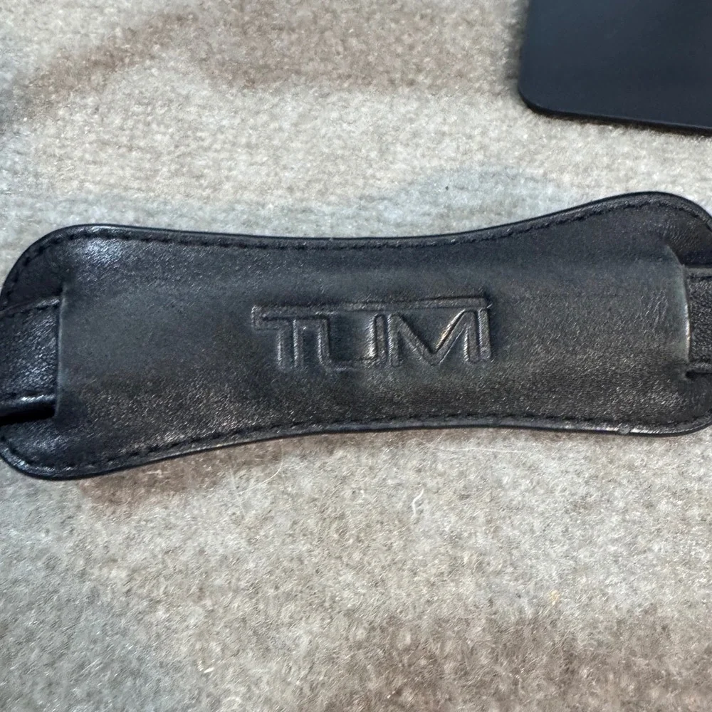 Tumi Alpha Ballistic Nylon Expandable Briefcase Laptop Bag Black Business Travel
